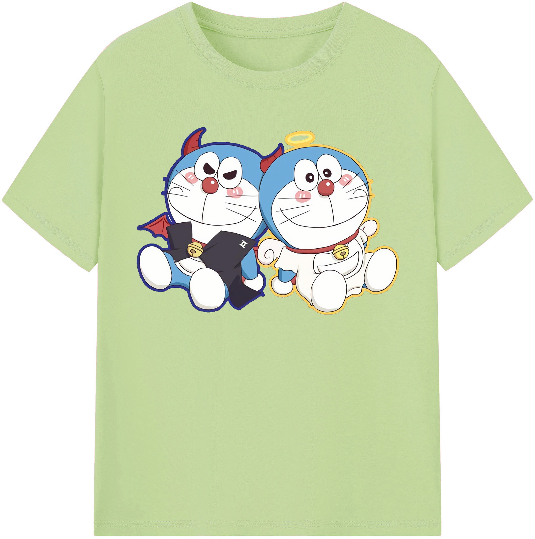 （画像用） ドラえもん Doraemon 綿100％半袖Tシャツ（フロントプリント）